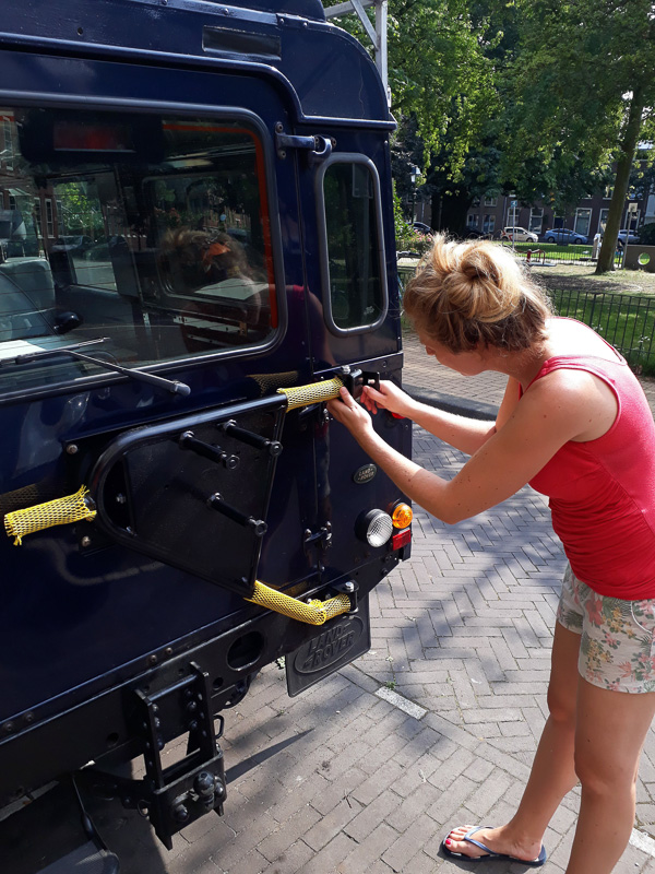 Gear - exterior rebuild - spare wheel carrier